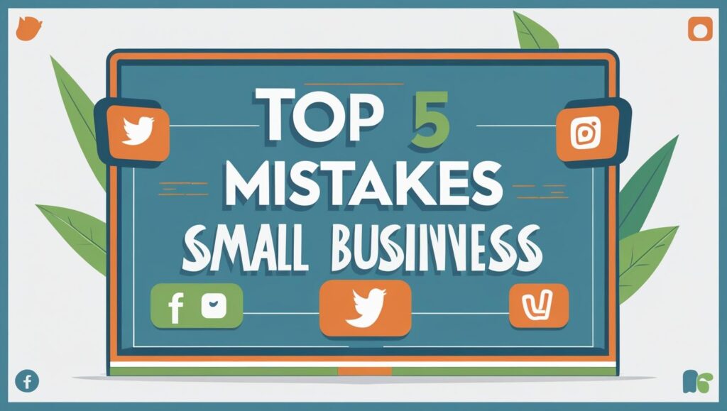 Top Mistakes Small Businesses Make on Social Media