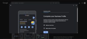Complete Your Google Business Profile